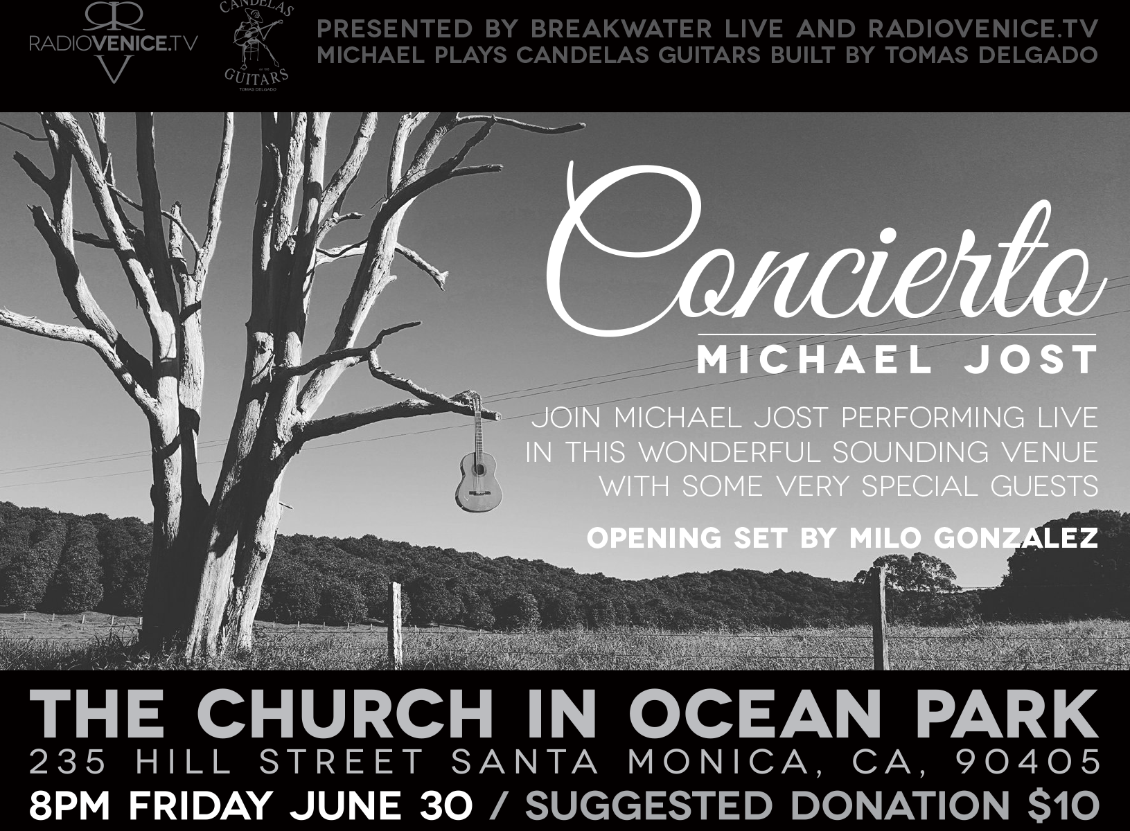 Michael Jost "Concierto" | flyer design by accurate expressions